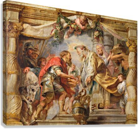 Canvas Print - Meeting of St. Abraham and Melchizedek by Museum Art - Trinity Stores