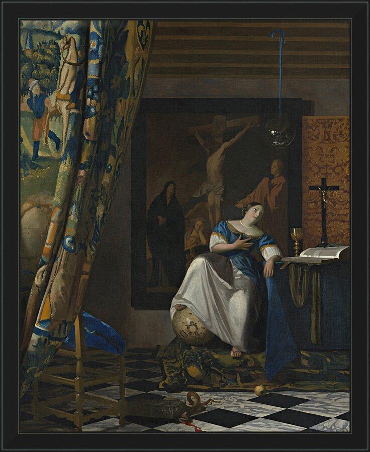 Wall Frame Black - Allegory of Catholic Faith by Museum Art - Trinity Stores