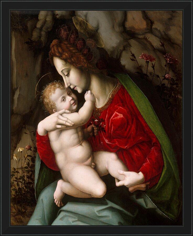 Wall Frame Black - Madonna and Child by Museum Art - Trinity Stores
