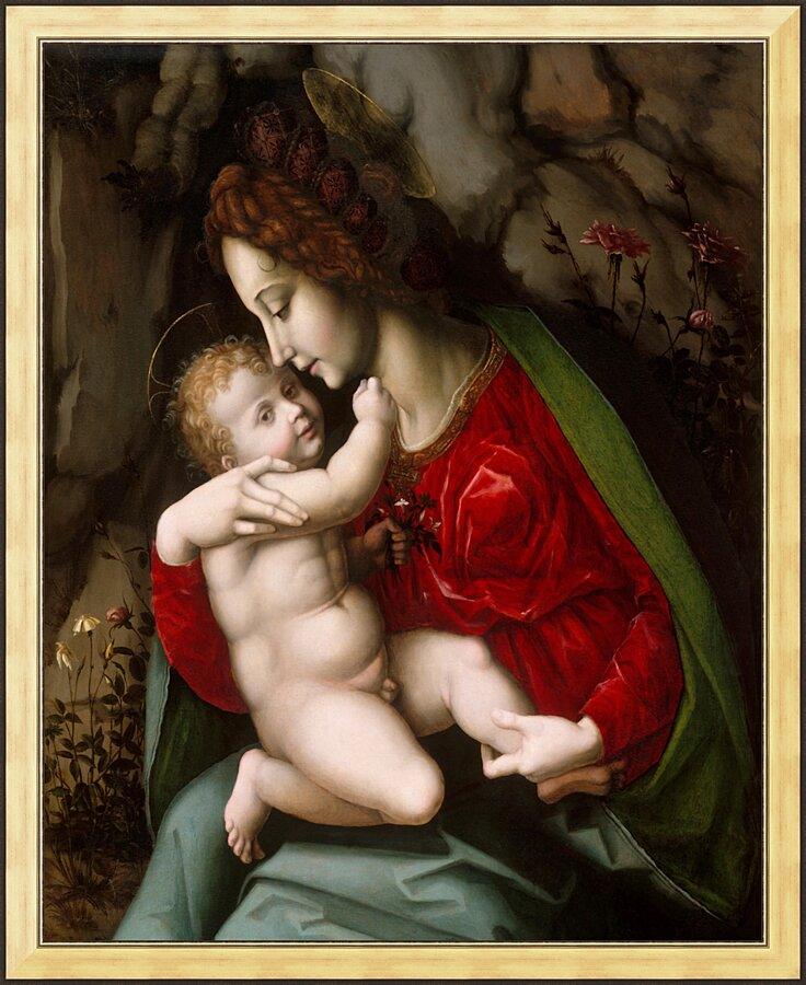 Wall Frame Gold - Madonna and Child by Museum Art - Trinity Stores