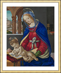 Wall Frame Gold - Madonna and Child by Museum Art