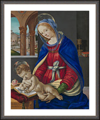 Wall Frame Espresso - Madonna and Child by Museum Art