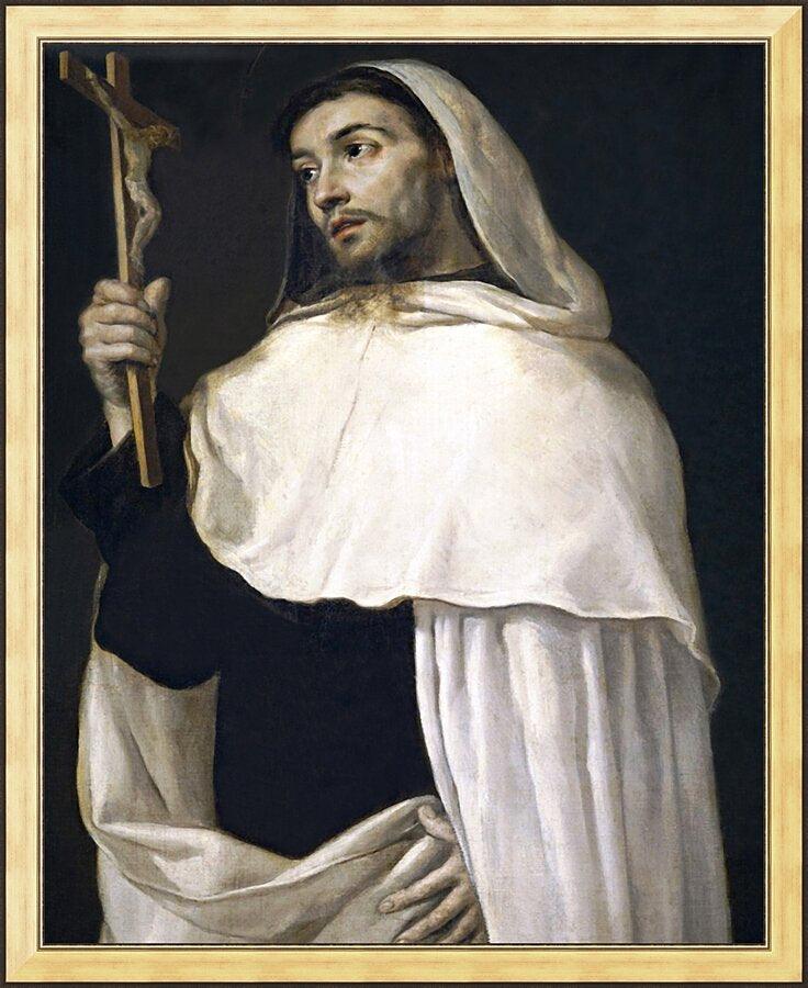 Wall Frame Gold - St. Albert of Sicily by Museum Art - Trinity Stores