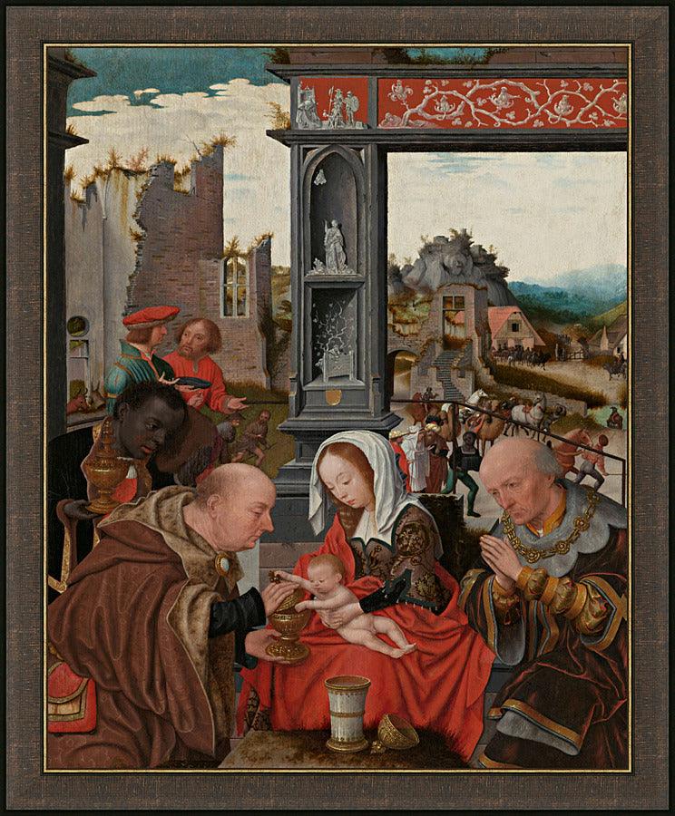 Wall Frame Espresso - Adoration of the Magi by Museum Art - Trinity Stores