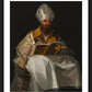 Wall Frame Black, Matted - St. Ambrose  by Museum Art - Trinity Stores