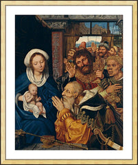 Wall Frame Gold - Adoration of the Magi by Museum Art