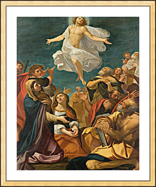Wall Frame Gold, Matted - Ascension of Christ   by Museum Art - Trinity Stores
