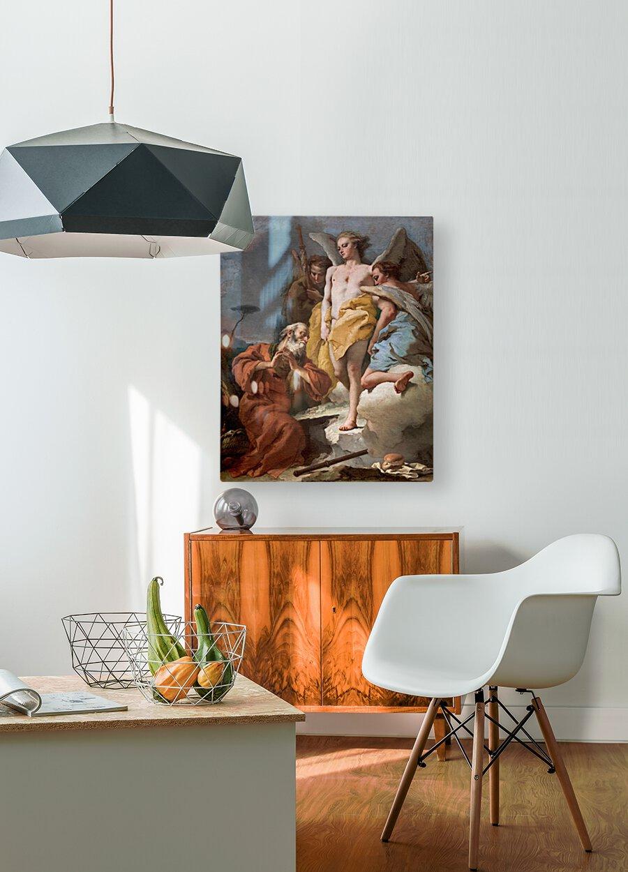 Acrylic Print - St. Abraham and Three Angels by Museum Art - Trinity Stores