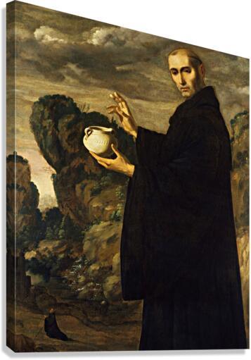Canvas Print - St. Benedict of Nursia by Museum Art - Trinity Stores