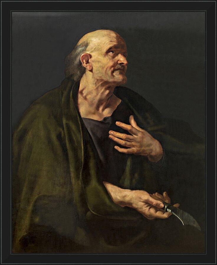 Wall Frame Black - St. Bartholomew by Museum Art - Trinity Stores