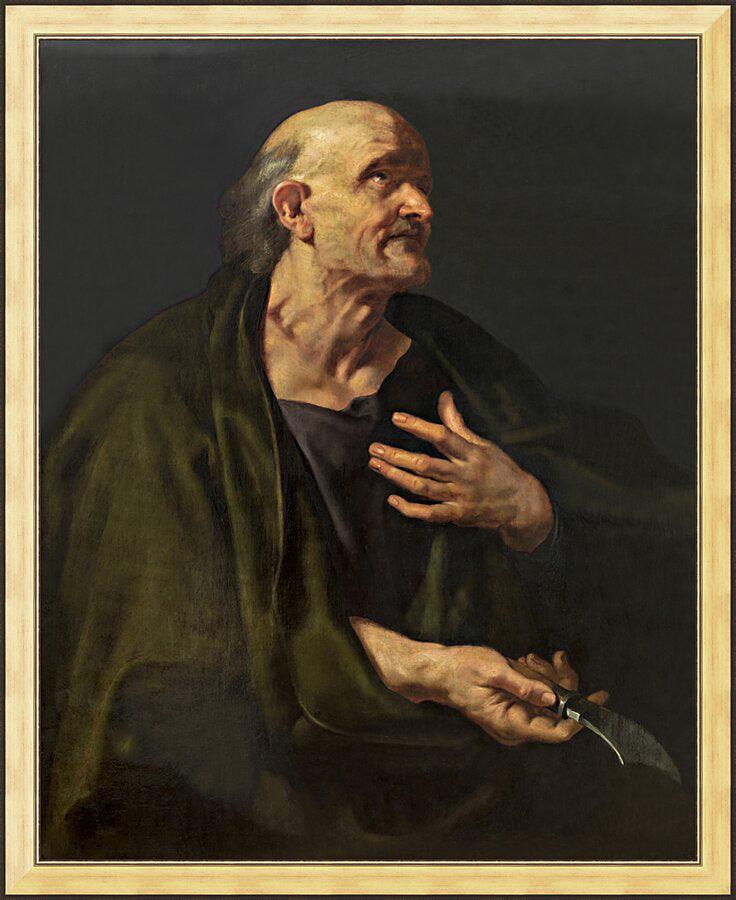 Wall Frame Gold - St. Bartholomew by Museum Art - Trinity Stores