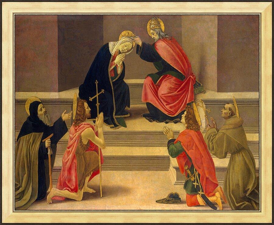 Wall Frame Gold - Coronation of Mary by Museum Art - Trinity Stores