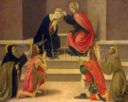 Metal Print - Coronation of Mary by Museum Art - Trinity Stores