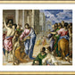 Wall Frame Gold, Matted - Christ Healing the Blind by Museum Art