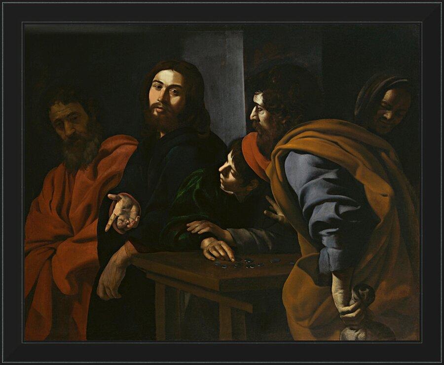 Wall Frame Black - Calling of St. Matthew by Museum Art