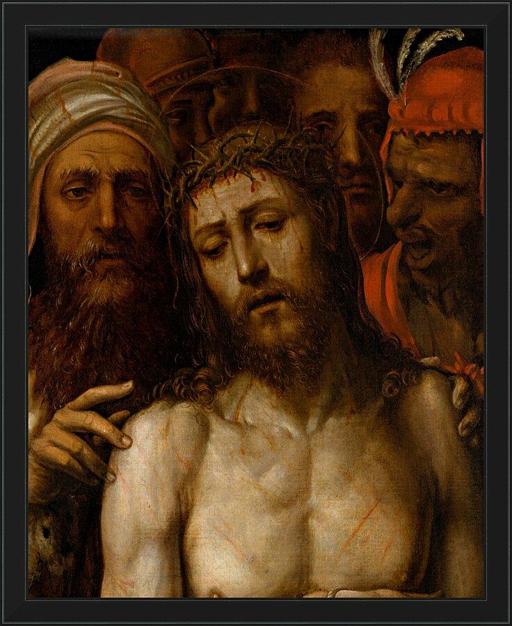 Wall Frame Black - Christ Presented to the People (Ecce Homo) by Museum Art