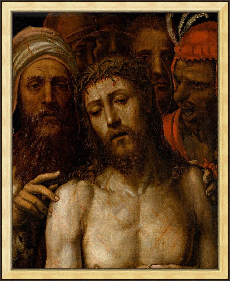 Wall Frame Gold - Christ Presented to the People (Ecce Homo) by Museum Art