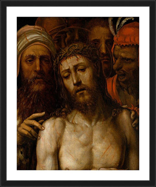 Wall Frame Black, Matted - Christ Presented to the People (Ecce Homo) by Museum Art