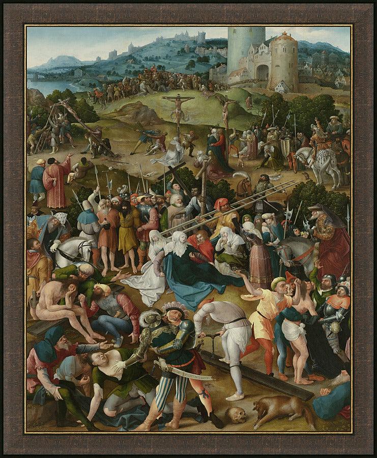 Wall Frame Espresso - Calvary by Museum Art - Trinity Stores