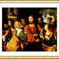 Wall Frame Gold, Matted - Christ and Women of Canaan by Museum Art - Trinity Stores