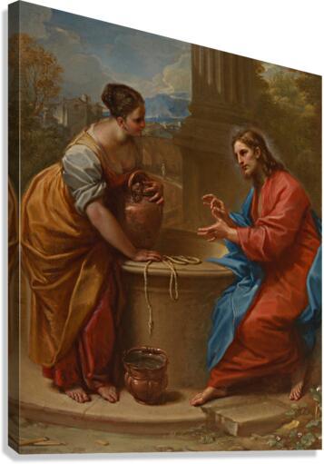 Canvas Print - Christ and Woman of Samaria by Museum Art - Trinity Stores