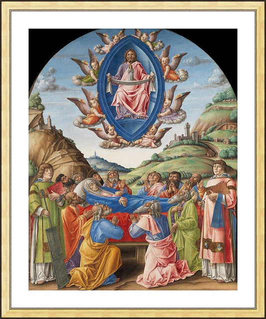 Wall Frame Gold, Matted - Death of Mary by Museum Art - Trinity Stores