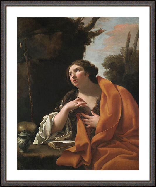 Wall Frame Espresso, Matted - St. Mary Magdalene by Museum Art - Trinity Stores