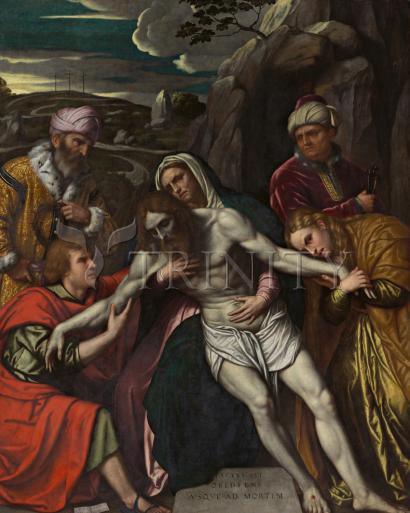 Wall Frame Gold, Matted - Entombment by Museum Art - Trinity Stores