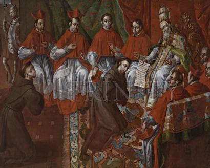 Canvas Print - St. Francis of Assisi Before Pope by Museum Art - Trinity Stores