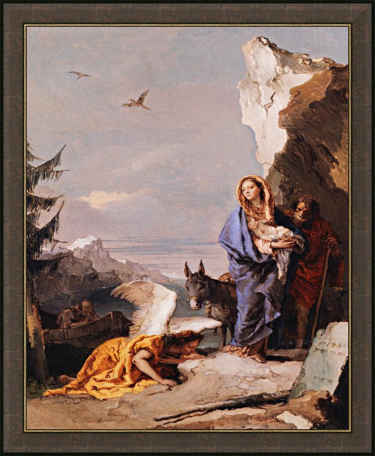 Wall Frame Espresso - Flight into Egypt by Museum Art - Trinity Stores