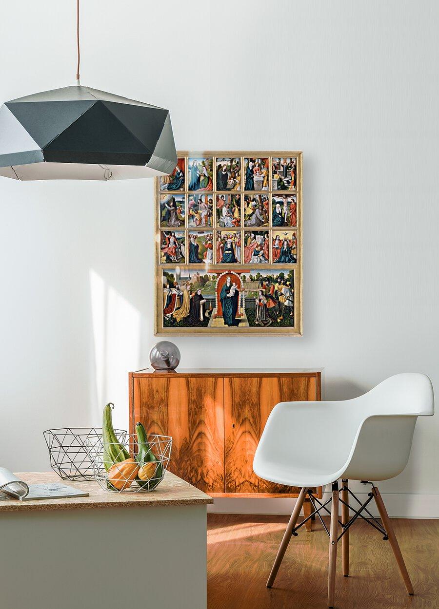 Acrylic Print - Fifteen Mysteries and Mary of the Rosary by Museum Art - Trinity Stores