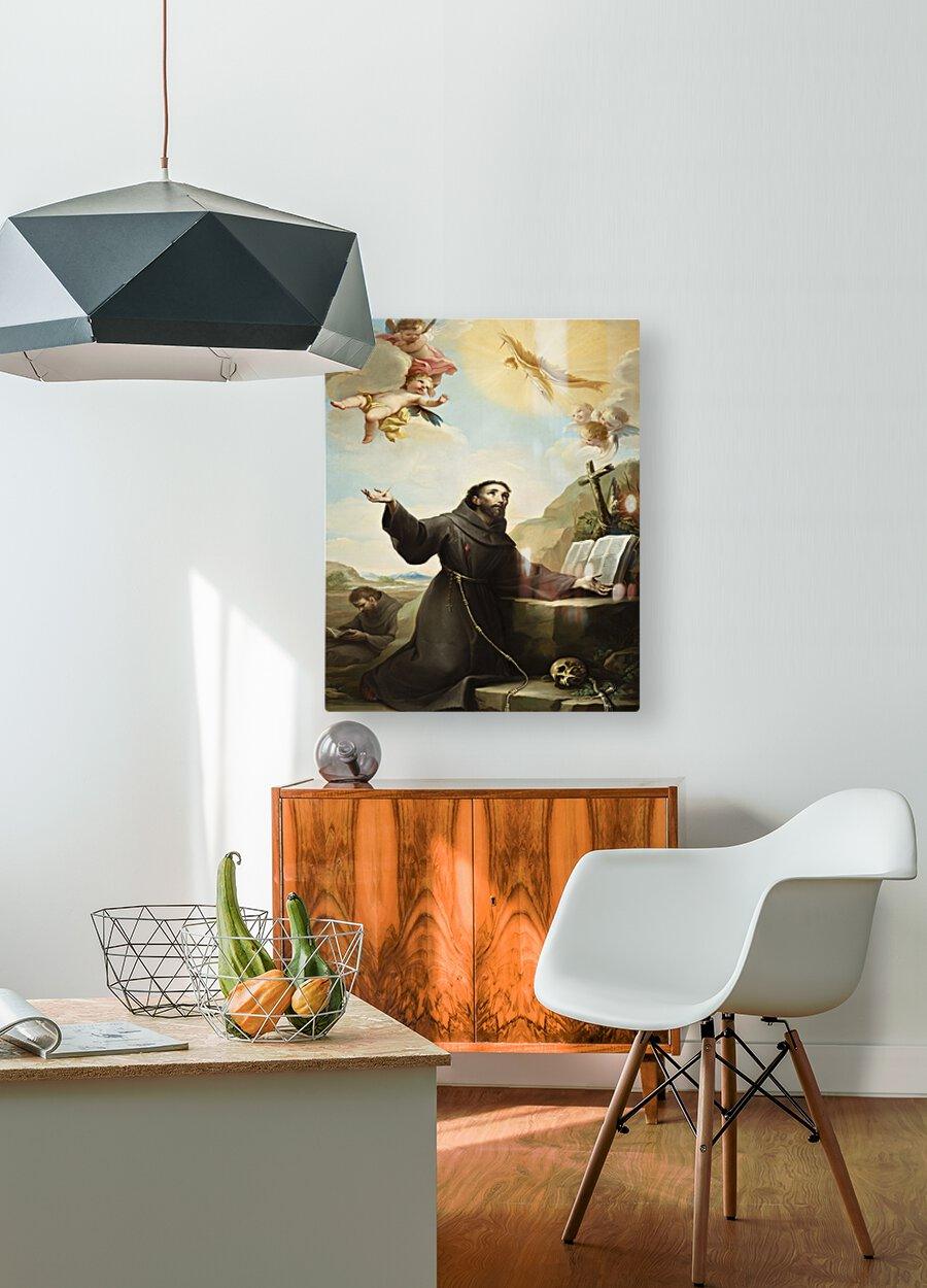 Metal Print - St. Francis of Assisi Receiving Stigmata by Museum Art - Trinity Stores