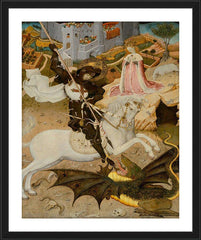 Wall Frame Black - St. George of Lydda by Museum Art
