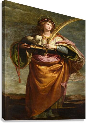 Canvas Print - St. Agnes by Museum Art - Trinity Stores