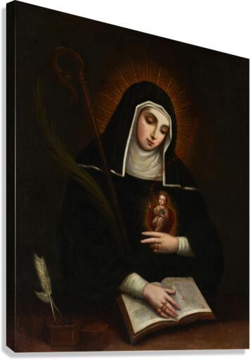 Canvas Print - St. Gertrude by Museum Art - Trinity Stores