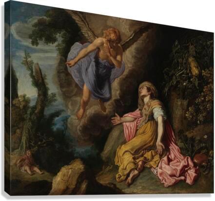Canvas Print - Hagar and Angel by Museum Art - Trinity Stores