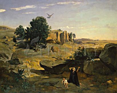 Canvas Print - Hagar in the Wilderness by Museum Art - Trinity Stores