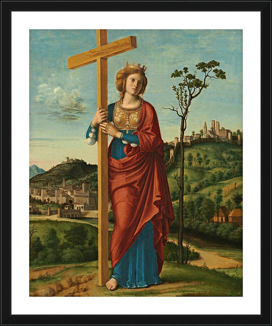 Wall Frame Black, Matted - St. Helena by Museum Art - Trinity Stores