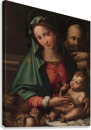 Canvas Print - Holy Family with Infant St. John the Baptist by Museum Art - Trinity Stores
