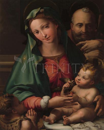 Metal Print - Holy Family with Infant St. John the Baptist by Museum Art - Trinity Stores