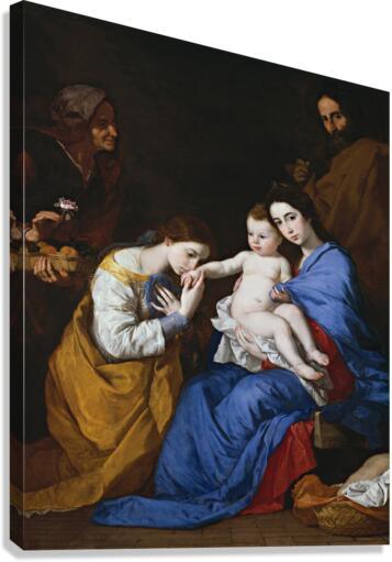 Canvas Print - Holy Family with Sts. Anne and Catherine of Alexandria by Museum Art - Trinity Stores