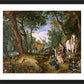 Wall Frame Black, Matted - Vision of St. Hubert by Museum Art - Trinity Stores