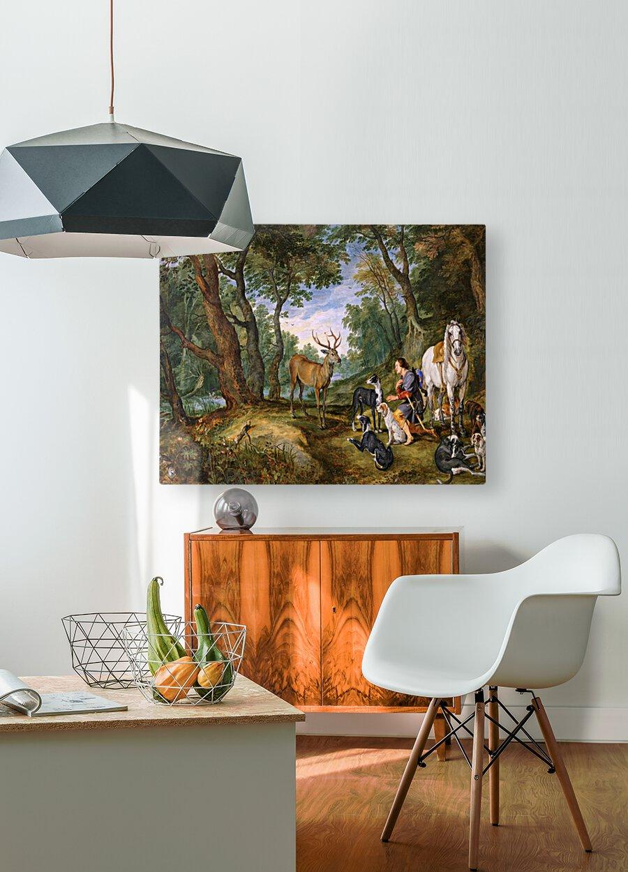 Metal Print - Vision of St. Hubert by Museum Art - Trinity Stores
