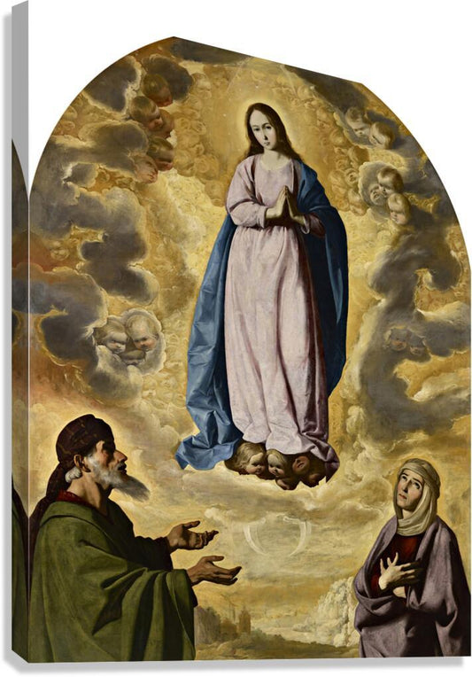 Canvas Print - Immaculate Conception with Sts. Joachim and Anne by Museum Art - Trinity Stores