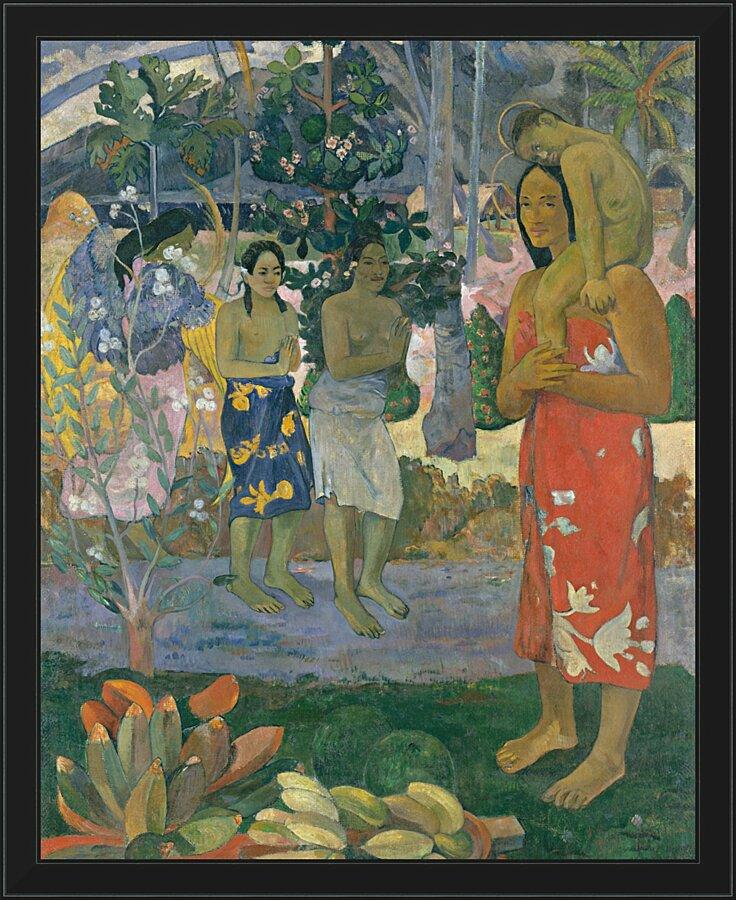Wall Frame Black - Ia Orana Maria 'Hail Mary' in Tahitian by Museum Art - Trinity Stores