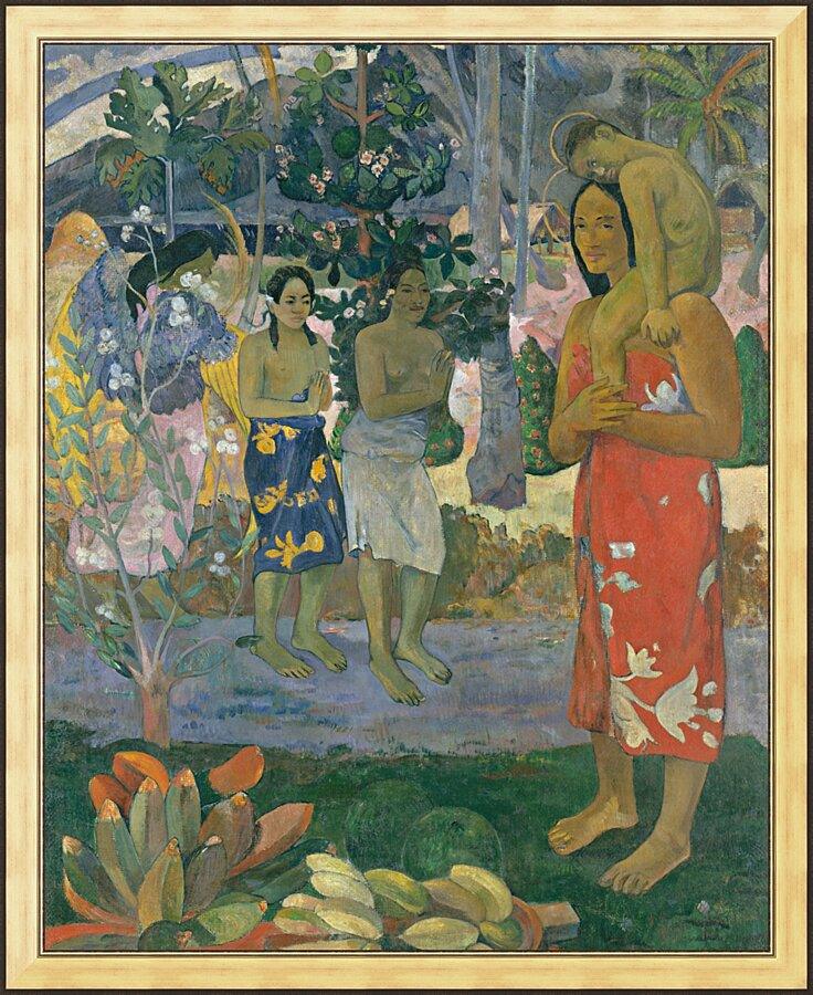 Wall Frame Gold - Ia Orana Maria 'Hail Mary' in Tahitian by Museum Art - Trinity Stores