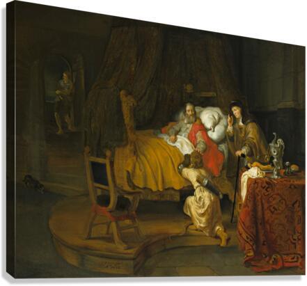 Canvas Print - St. Isaac Blessing St. Jacob by Museum Art - Trinity Stores