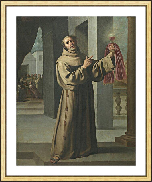 Wall Frame Gold, Matted - St. James of the Marches by Museum Art - Trinity Stores