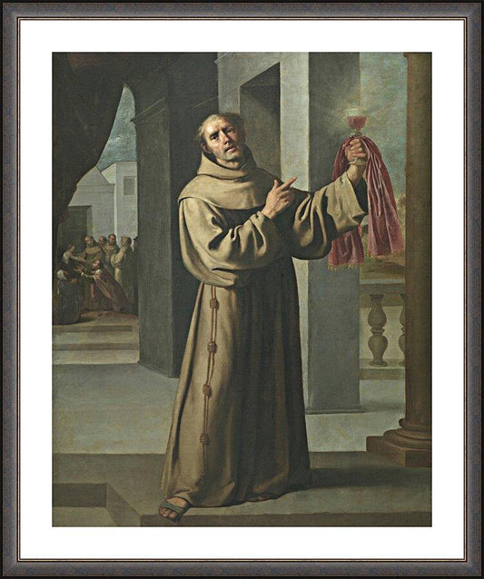 Wall Frame Espresso, Matted - St. James of the Marches by Museum Art - Trinity Stores