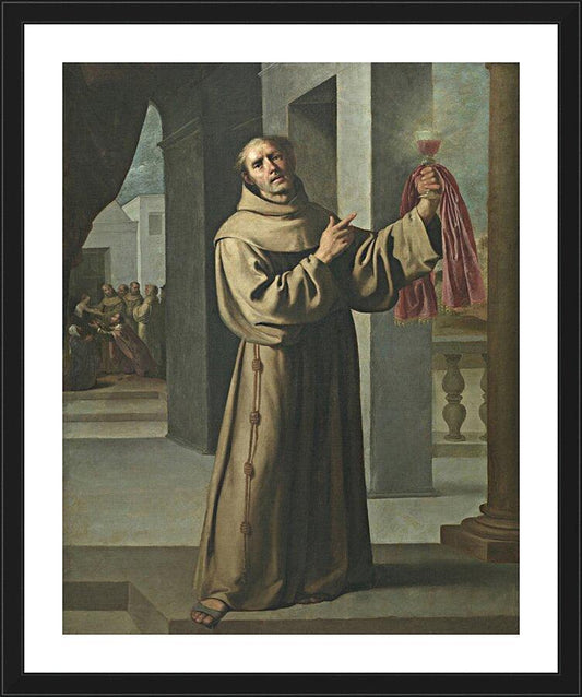 Wall Frame Black, Matted - St. James of the Marches by Museum Art - Trinity Stores